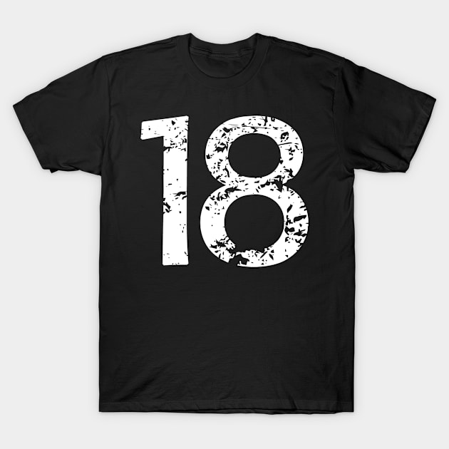 18 T-Shirt by BKDesigns